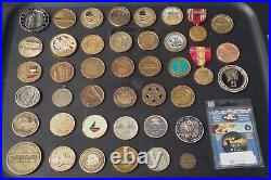 42 Coins Challenge Coin lot set Collection Military ALL SERVICES US See ALL Pics