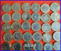 42x ALL DIFFERENT Job Lot of RARE £2 Coins Collectable Two Pound Coins joblot