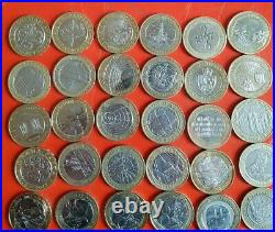 42x ALL DIFFERENT Job Lot of RARE £2 Coins Collectable Two Pound Coins joblot