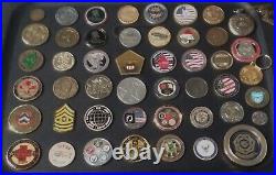 47 Coins Challenge Coin lot set Collection Military ALL SERVICES US See ALL Pics