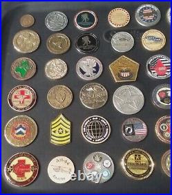 47 Coins Challenge Coin lot set Collection Military ALL SERVICES US See ALL Pics