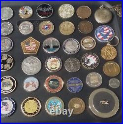 47 Coins Challenge Coin lot set Collection Military ALL SERVICES US See ALL Pics