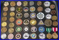 48 Coins Challenge Coin lot set Collection Military ALL SERVICES US See ALL Pics