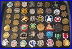 48 Coins Challenge Coin lot set Collection Military ALL SERVICES US See ALL Pics
