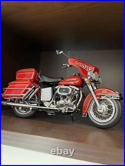 4 Franklin Mint Indian/Harley Davidson Motorcycles all 4 110 Scale