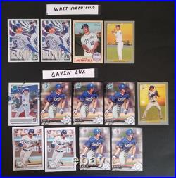 510 + Cards Lot-all Rookies-baseball Collection- Pictured & List