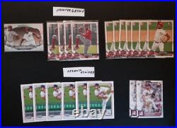 510 + Cards Lot-all Rookies-baseball Collection- Pictured & List
