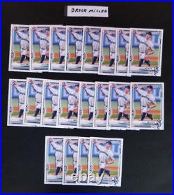 510 + Cards Lot-all Rookies-baseball Collection- Pictured & List