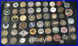 54 Coins Challenge Coin lot set Collection Military ALL SERVICES US See ALL Pics