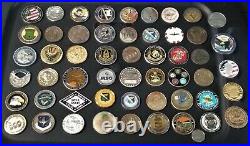 54 Coins Challenge Coin lot set Collection Military ALL SERVICES US See ALL Pics