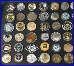 54 Coins Challenge Coin lot set Collection Military ALL SERVICES US See ALL Pics