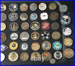 54 Coins Challenge Coin lot set Collection Military ALL SERVICES US See ALL Pics