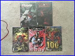 5 Different Spawn 100 Comics All Mint