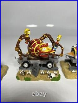 5 Simpsons Hamilton Halloween Train Of Terror Lot Mutants Extraterrestrial