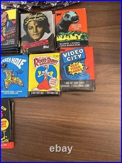 60 Pack Lot Of Non Sports Wax Packs. Photos Show All Packs Included. Most 1980's