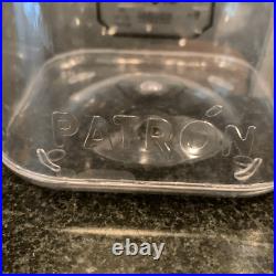 6 PATRON Empty Tequila Collectible Bottle Drinking Cup Lot Margarita Glasses Set