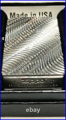 6 Zippo Lot Armor Emblem Swarovski Crystal Brass All Unfired New In Box