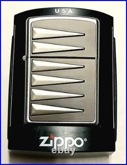 6 Zippo Lot Armor Emblem Swarovski Crystal Brass All Unfired New In Box