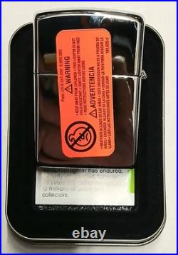 6 Zippo Lot Armor Emblem Swarovski Crystal Brass All Unfired New In Box