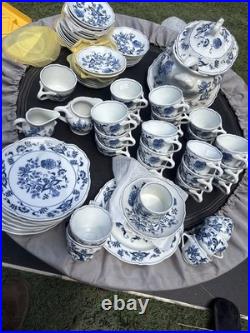 70pc VTG Blue Danube Blue & White China Lot Huge Look At Photos