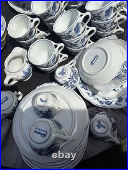 70pc VTG Blue Danube Blue & White China Lot Huge Look At Photos