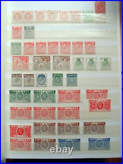870 + MINT GB STAMP COLLECTION ALL REIGNS QV to QEII MNH in stock book all shown