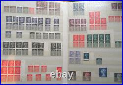 870 + MINT GB STAMP COLLECTION ALL REIGNS QV to QEII MNH in stock book all shown