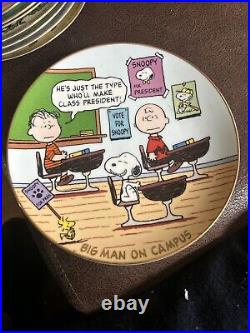 (8) Danbury Mint Limited Edition Retirement Plates-2006 I678/I679 Snoopy Peanuts