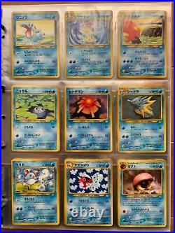 90Lot Pokemon Card Japanese Old Back + collection file monster ball ALL Mint