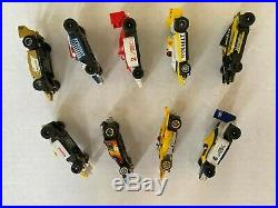 9pc Aurora AFX Slot Car Indy & Grand Prix Collection Lot All Running