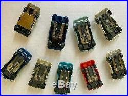 9pc Aurora AFX & one TycoPro Slot Car CAN AM Collection Lot All Running