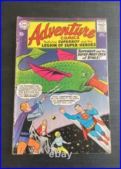 ACTION COMICS ADVENTURE COMICS Silver Age Age Lot (17 Comics!) All Sleeved