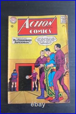 ACTION COMICS ADVENTURE COMICS Silver Age Age Lot (17 Comics!) All Sleeved