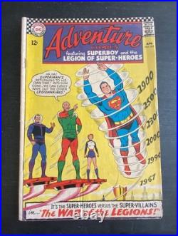 ACTION COMICS ADVENTURE COMICS Silver Age Age Lot (17 Comics!) All Sleeved