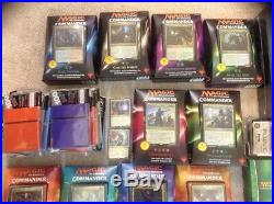 ALL 33 MTG COMMANDER DECKS lot Magic The Gathering Collection Complete Set