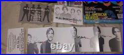 ALL AMERICAN REJECTS Lifetime Collection LOT Stickers Magazine RARE Vhs Tape FS
