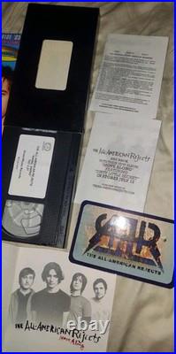 ALL AMERICAN REJECTS Lifetime Collection LOT Stickers Magazine RARE Vhs Tape FS ALL AMERICAN REJECTS Lifetime Collection LOT Stickers Magazine RARE Vhs Tape FS