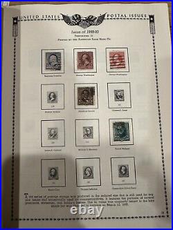 ALL AMERICAN STAMP ALBUM 18-1900's- Tons Of Stamps Rare Lot Highly Collectible