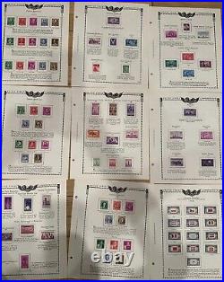 ALL AMERICAN STAMP ALBUM 18-1900's- Tons Of Stamps Rare Lot Highly Collectible