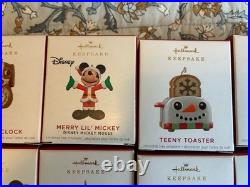 ALL MINIATURE LOT (20) Hallmark Ornaments Mini Keepsake 2021 2022