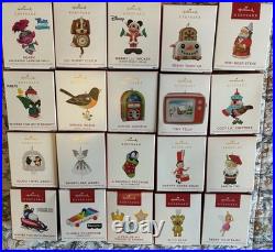 ALL MINIATURE LOT (20) Hallmark Ornaments Mini Keepsake 2021 2022