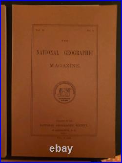 ALL MINT National Geographic Magazine Vol 2 No 1-5 REPRINTS (Maps Included)