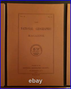 ALL MINT National Geographic Magazine Vol 2 No 1-5 REPRINTS (Maps Included)