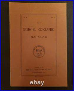 ALL MINT National Geographic Magazine Vol 2 No 1-5 REPRINTS (Maps Included)