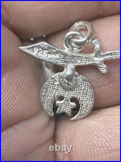 ALL STERLING 925 Masonic Shriners LOT 40+ Pins Charms Pendants + 925 Belt Buckle