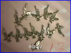 ALL STERLING 925 Masonic Shriners LOT 40+ Pins Charms Pendants + 925 Belt Buckle