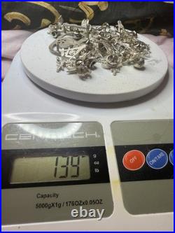 ALL STERLING 925 Masonic Shriners LOT 40+ Pins Charms Pendants + 925 Belt Buckle