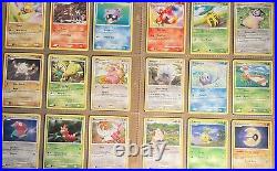 ALL VINTAGE Pokemon Binder Collection Lot 400+ Cards 42 Holos 23 Page 1999-2010