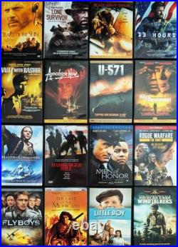 ALL War Movies, Collection of 16 DVDs Excellent condition
