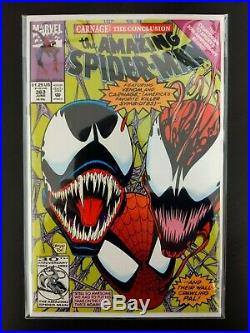 AMAZING SPIDER-MAN 361 NEWSSTAND 362 & 363 LOT 1st CARNAGE ALL BOOKS NM TO MN+